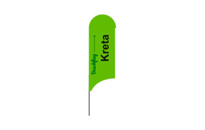 Sonderangebot Werbefahne/Beachflag 320cm 